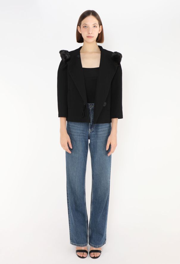 Dior F/W 2008 Mink Trim Duffle Jacket - 5 Dior F/W 2008 Mink Trim Duffle Jacket - 5