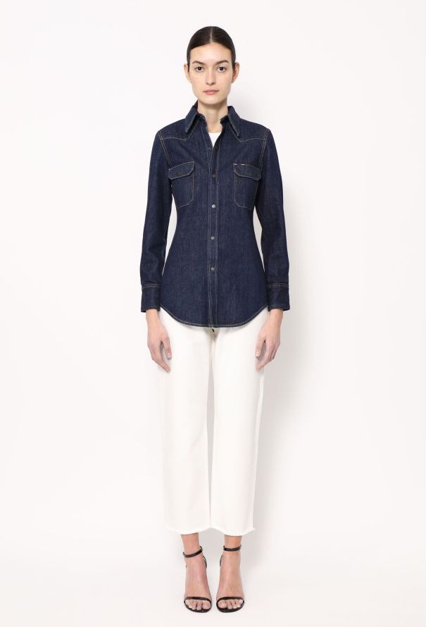 Calvin Klein Raw Denim Shirt, F/W 2017 - 3