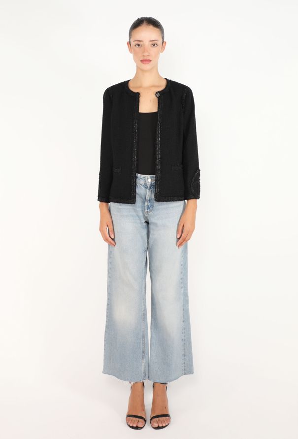 Chanel Tweed Classic Trim 'CC' Jacket - 3