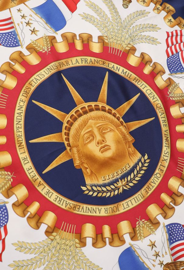 Hermès Rare 1986 'Liberty' Silk Scarf - 4