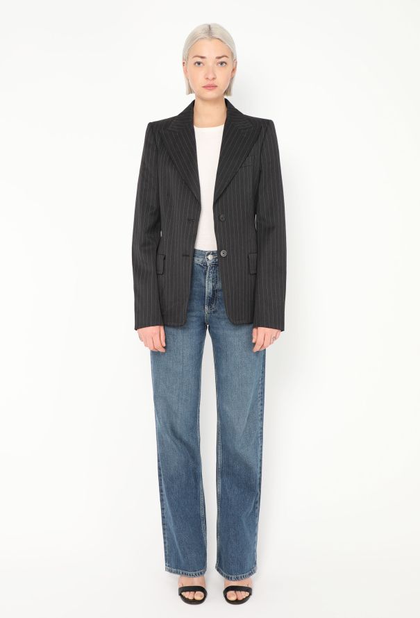 Gucci S/S 2005 Tailored Pinstripe Blazer - 4