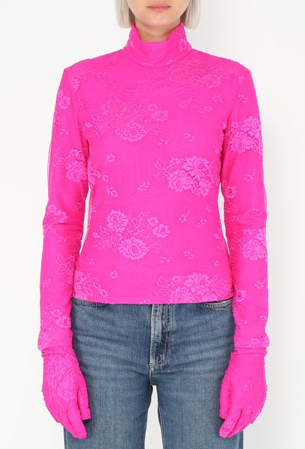 Balenciaga S/S 2022 Gloved Lace Top - 1