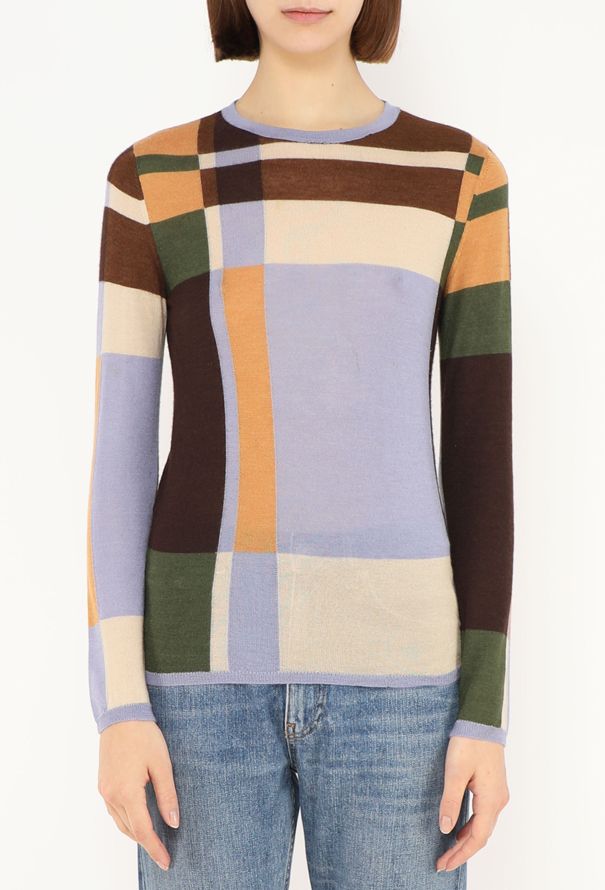 Prada F/W 1996 Colorblock Cashmere Sweater - 1