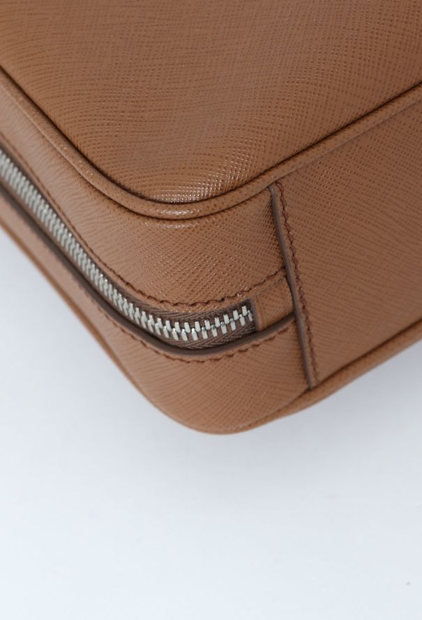Prada Cannella Saffiano Briefcase - 8