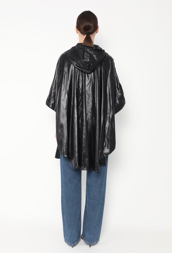 Chanel 2011 Hooded 'CC' Nylon Poncho - 5
