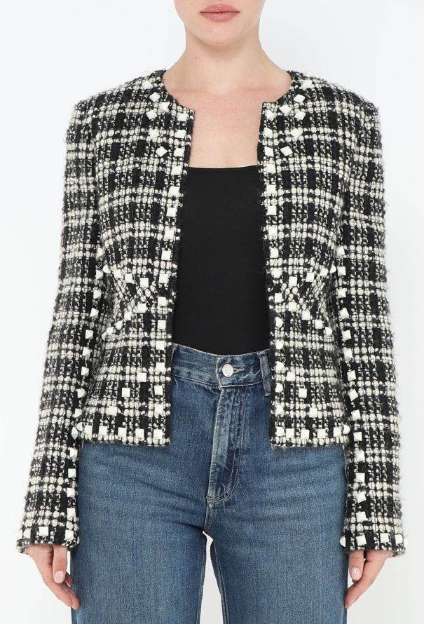 Chanel CAMPAIGN F/W 2003 Studded Tweed Jacket - 1
