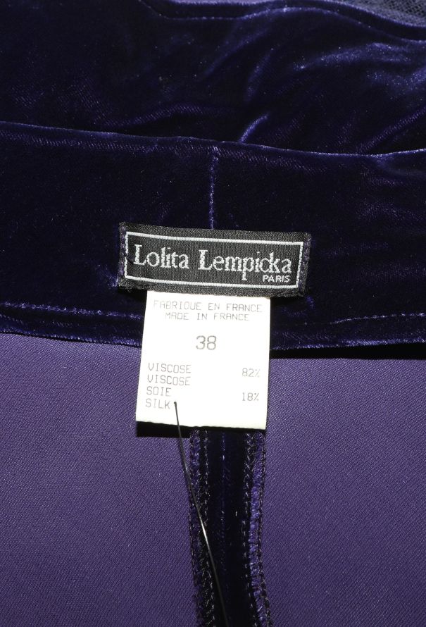 Lolita Lempicka Velvet Slip Dress | Authentic & Vintage | ReSee