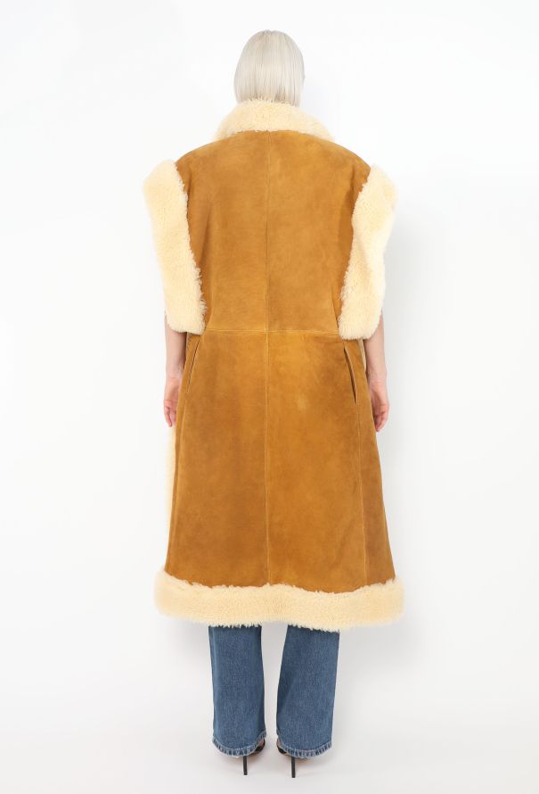 Céline F/W 2019 Lambskin Shearling Vest - 5