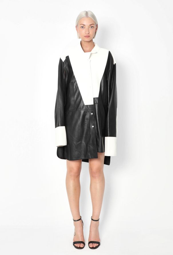 Loewe S/S 2023 Asymmetrical Leather Dress - 1