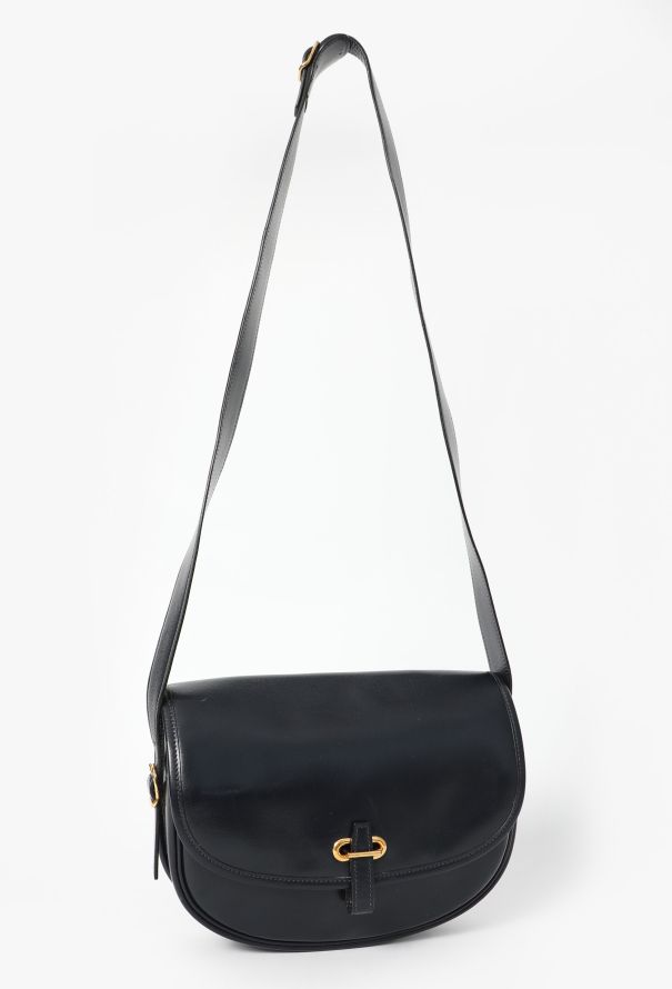 Hermès '90s Navy Box Balle de Golf Bag - 2