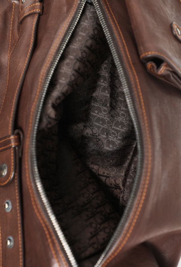 Dior S/S 2006 Brown Gaucho Double Saddle Bag - 19 Dior S/S 2006 Brown Gaucho Double Saddle Bag - 19