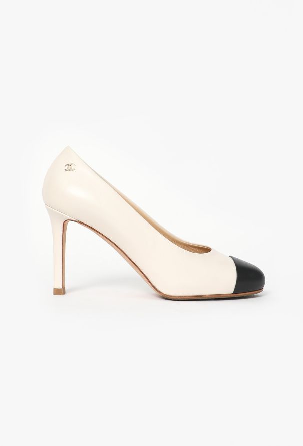 Chanel Classic Bicolor Cap-Toe Pumps - 1