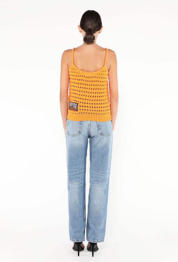 Prada Resort 2019 Crochet Cropped Top - 4