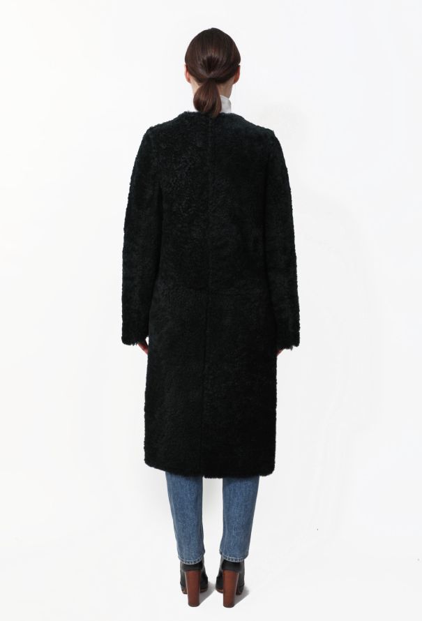 Céline Classic Shearling Belted Coat - 6 Céline Classic Shearling Belted Coat - 6