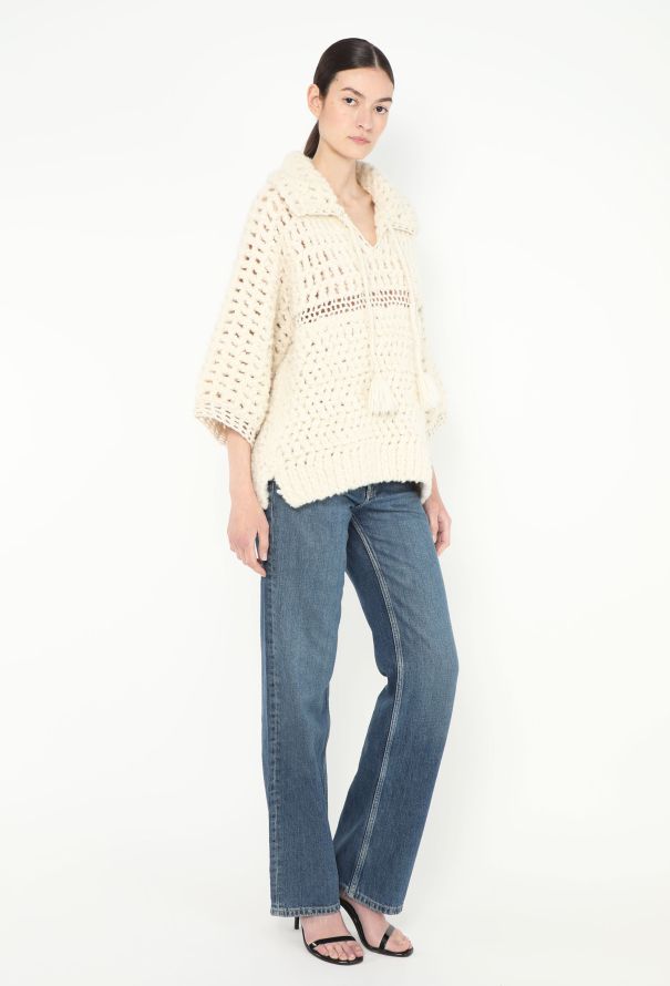 Céline 2021 Crochet Tassel Sweater - 3