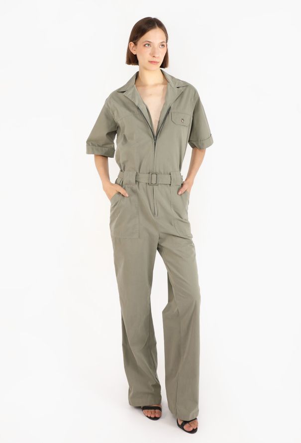 Dior Monsieur Utility Belted Jumpsuit, 1970s - 4