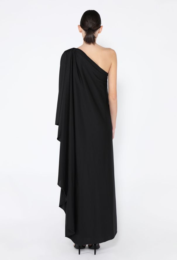 Halston COLLECTOR 1978 One-Shoulder Gown - 5