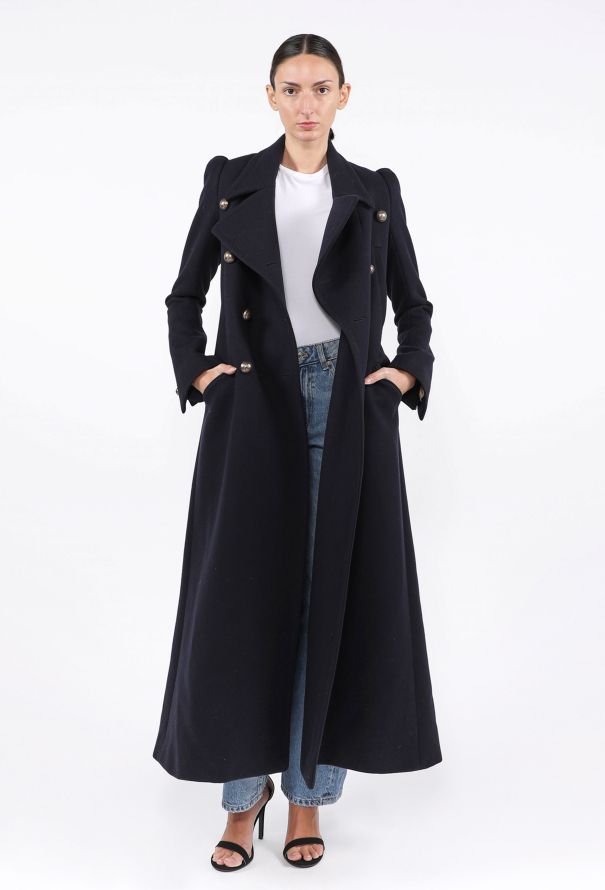Chloé Military Maxi Wool Coat, F/W 2015 - 5