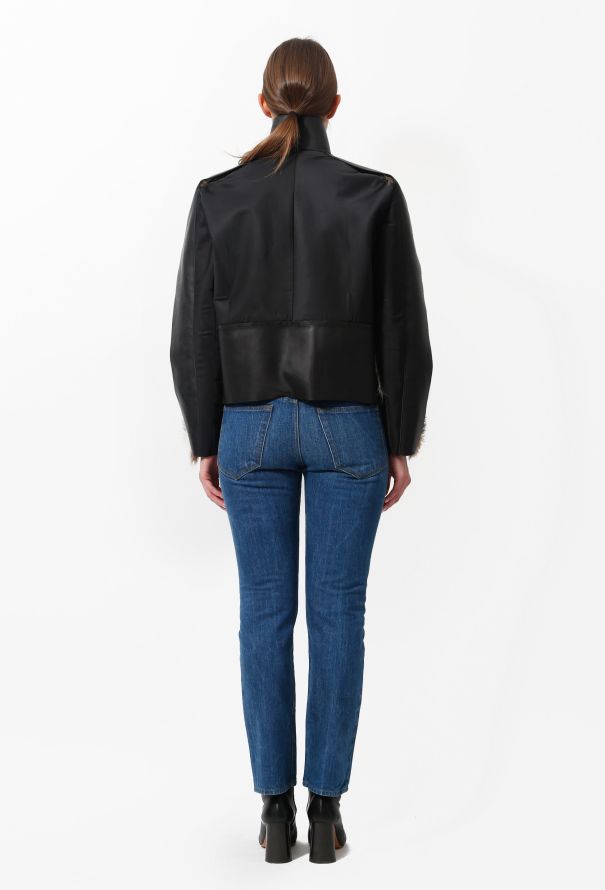Balenciaga F/W 2013 Fur Leather Jacket - 4