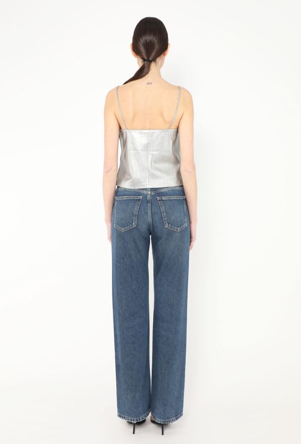 Chanel 1999 Metallic Leather Top - 5 Chanel 1999 Metallic Leather Top - 5