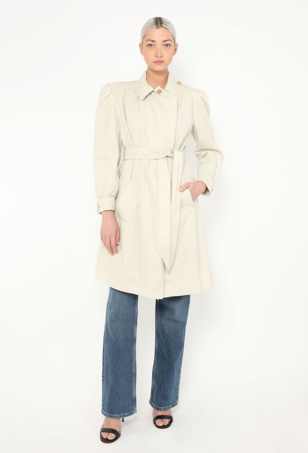 Balenciaga 2017 Belted Structured Trench - 1