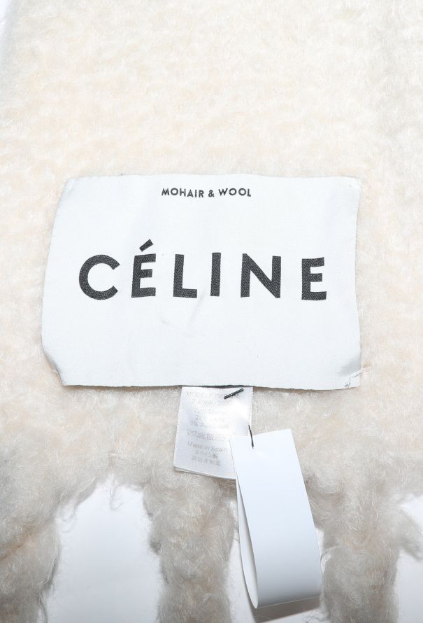 Céline F/W 2017 Mohair Fringe Blanket - 5