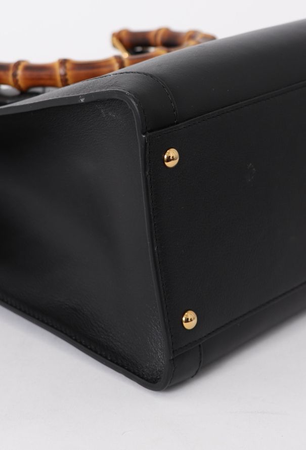 Gucci Black Diana Bamboo Tote bag - 7
