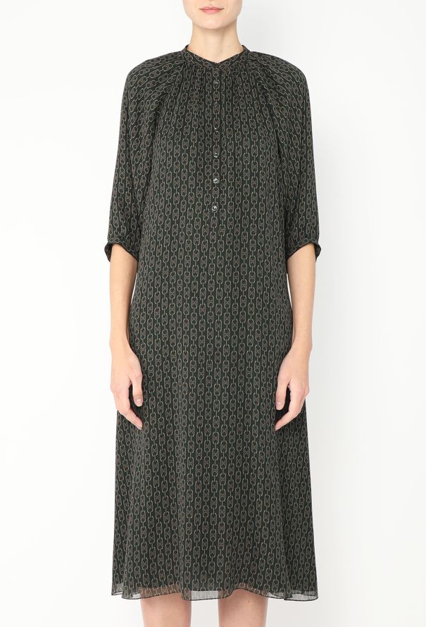 Céline 2020 Triomphe Silk Dress - 1