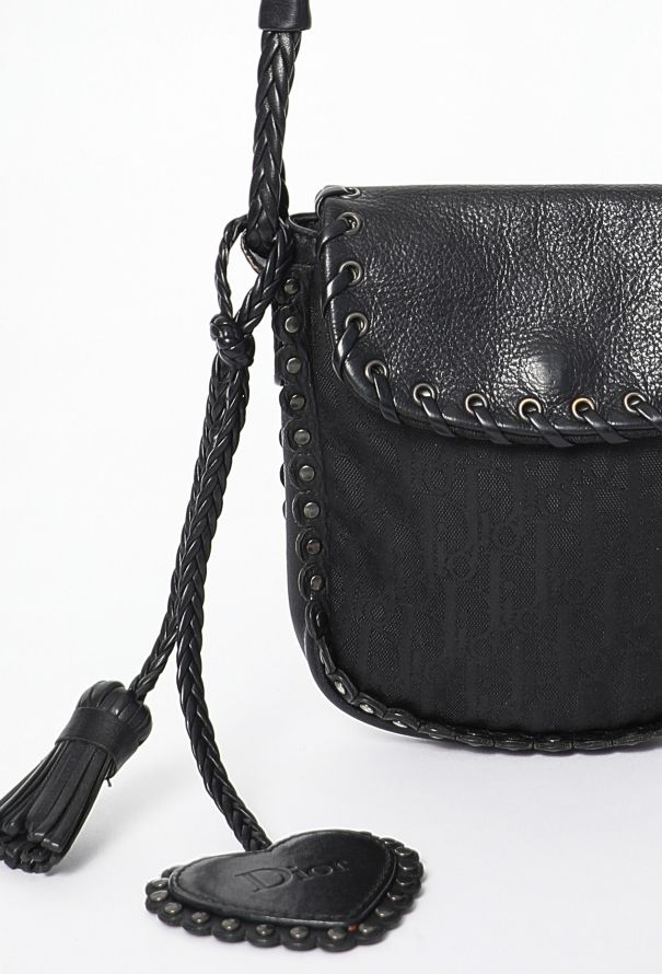 Dior Studded Oblique Crossbody Pouch - 2