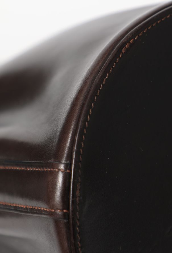 Hermès Rare Vintage Chocolat Box Farming Bag - 8