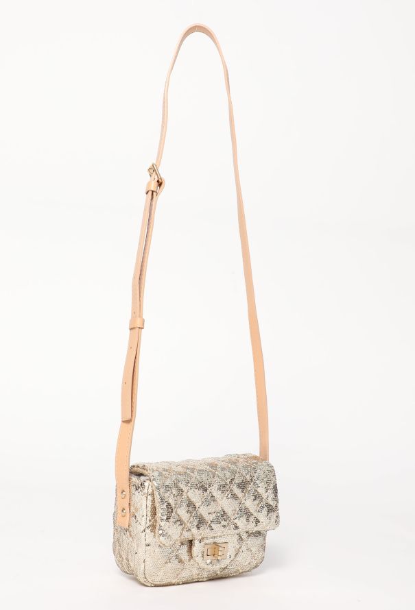 Chanel S/S 2010 Sequined Mini 2.55 Flap Bag - 3