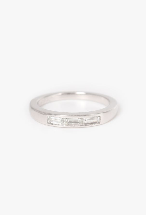 Mellerio Platinum & Diamond Band Ring - 1