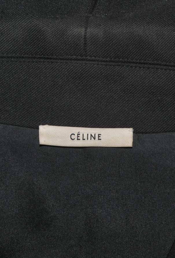 Céline 2016 Contrast Button Peacoat - 5