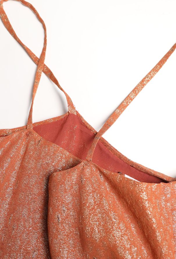 Christian Dior COLLECTOR 1976 Lamé Georgette Ensemble - 12