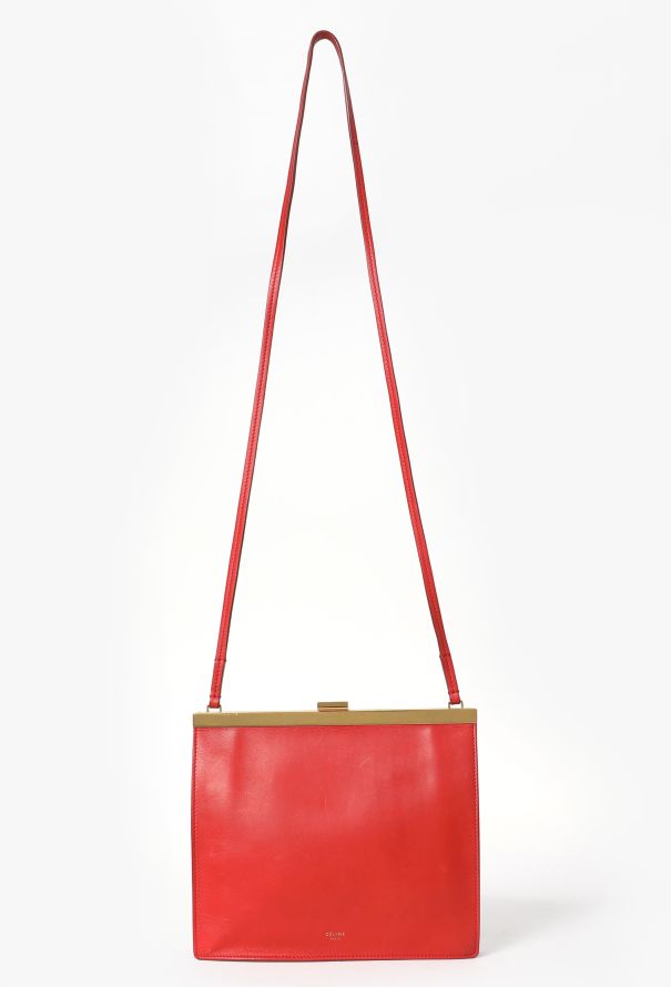 Mini Clasp Leather Bag