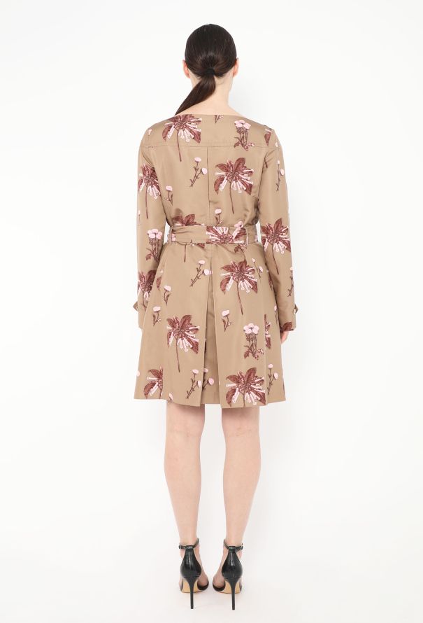 Prada Resort 2008 Belted Floral Dress - 5