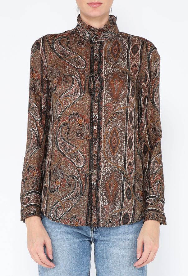 Céline 2020 Paisley Print Blouse - 1