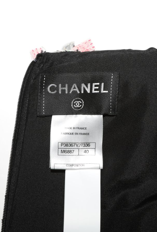 Chanel S/S 2010 Floral Trim Tweed Dress - 5 Chanel S/S 2010 Floral Trim Tweed Dress - 5