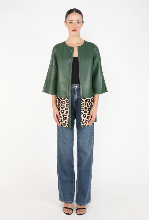 Céline Resort 2013 Leopard Lambskin Jacket - 2