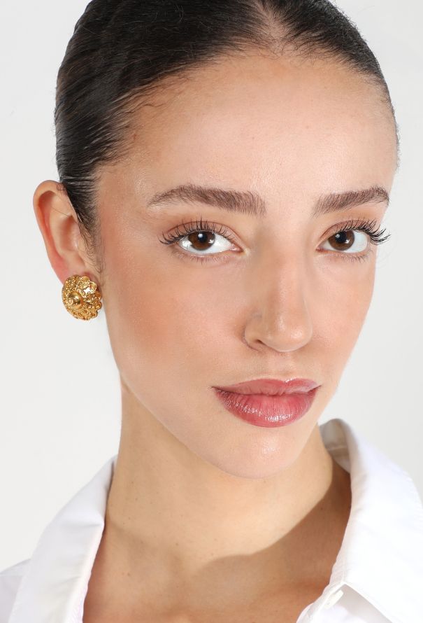 Chanel 1996 Mini Floral Clip-On Earrings - 2