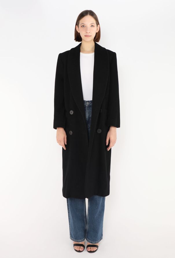 Dior Vintage Shawl-Collar Peacoat - 2