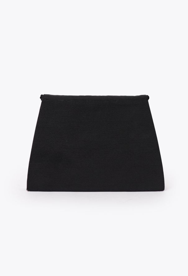 Saint Laurent '80s Black Couture Clutch - 4