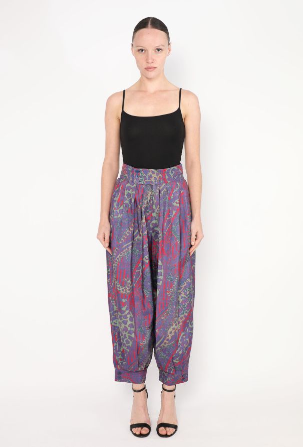 Saint Laurent Vintage Paisley Harem Ensemble - 3 Saint Laurent Vintage Paisley Harem Ensemble - 3