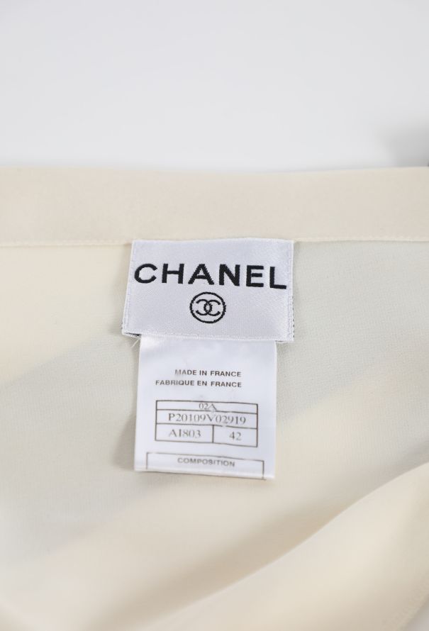 Chanel F/W 2002 Sequin Belted Silk Dress - 7