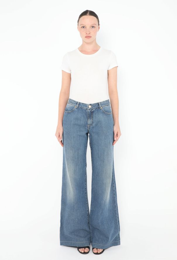 Chloé Wide-Leg Denim Jeans - 1
