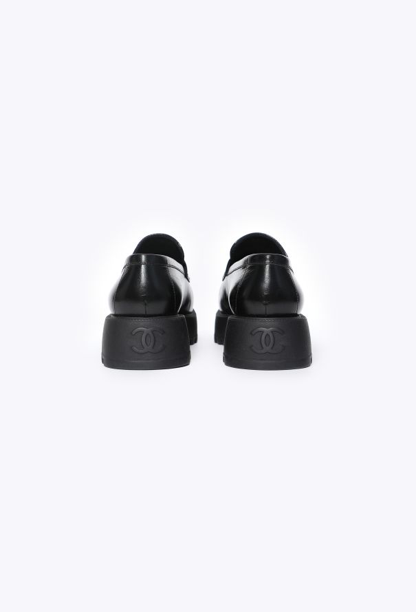 Chanel Calfskin Platform Loafers, 2024 - 4