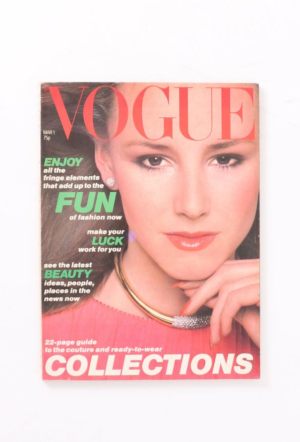 VOGUE UK 1978 Spring Issue Trio - 4 VOGUE UK 1978 Spring Issue Trio - 4