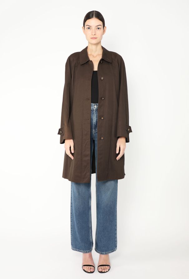 80s Impermeable en Gabardine CC