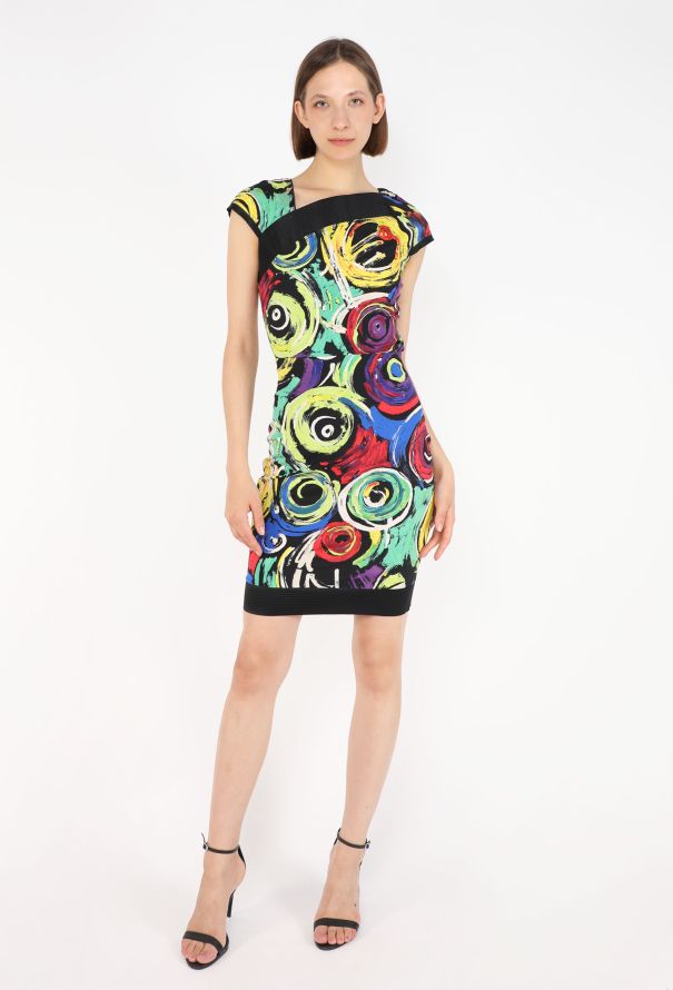 Gianni Versace Graphic Bodysuit Ensemble, S/S 1991 - 1