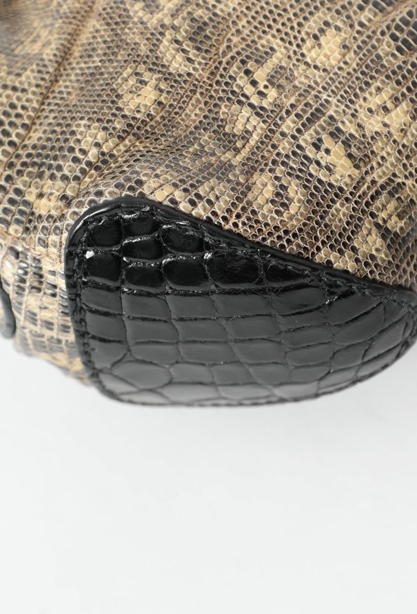 Prada F/W 2004 Lizard Embellished Shoulder Bag - 10 Prada F/W 2004 Lizard Embellished Shoulder Bag - 10